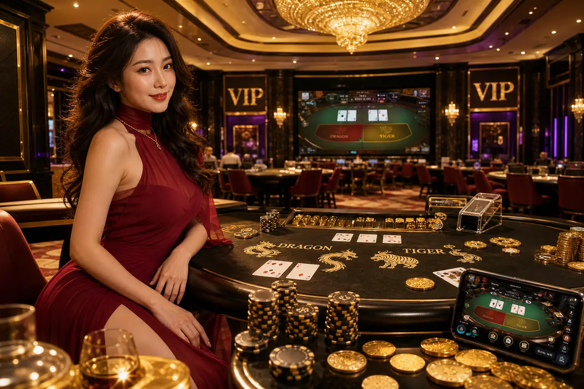 mantis88 Dragon Tiger meja permainan kasino langsung